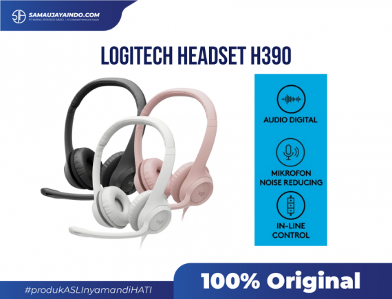 Logitech H390 Headset Stereo USB Mikrofon Noise-Cancelling