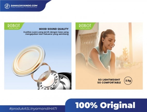 Robot TWS T20S Wireless Earphone Bluetooth 5.3