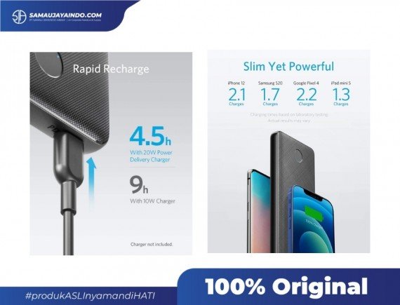 Anker PowerBank PowerCore Slim 10K PD - A1245